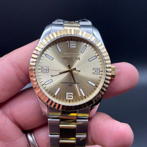 Invicta Specialty Stratford 47457 Mens 43mm Two-Tone Stainless Steel Quartz 50m - Picture 10 of 17